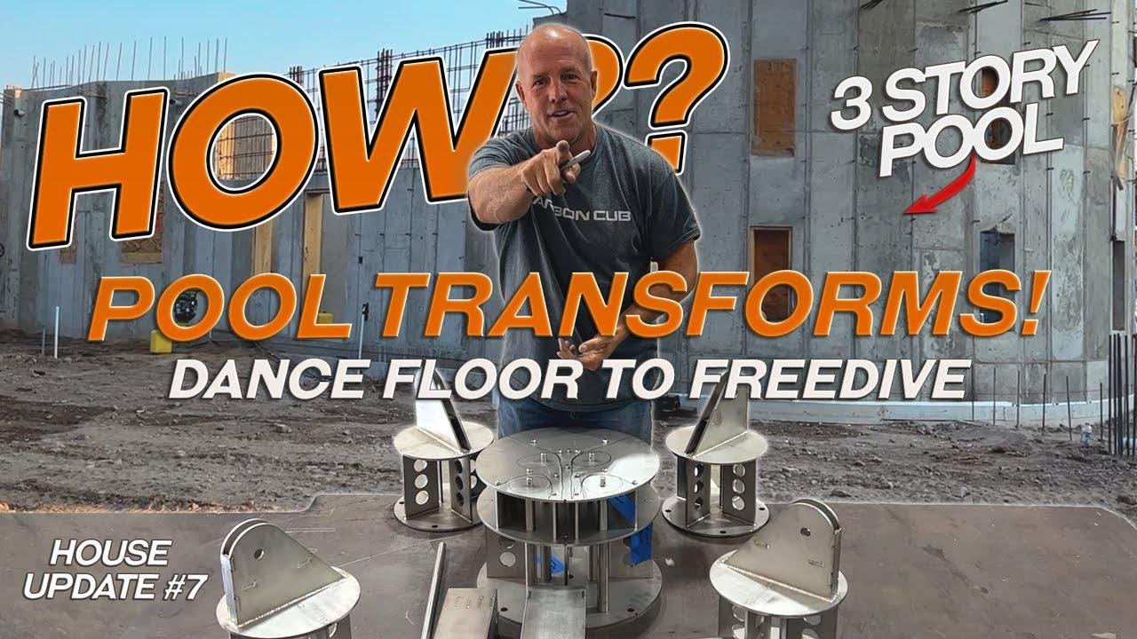 How!? Transforming Pool - Dance Floor to Freedive | House Update #7