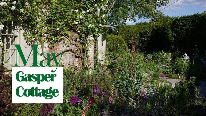 Romantic Cottage Garden in May