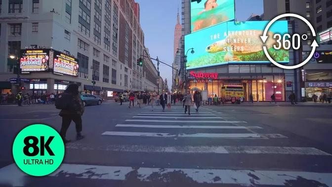 360 VR Streets of New York - 8K Walking Tour - Short Preview Video
