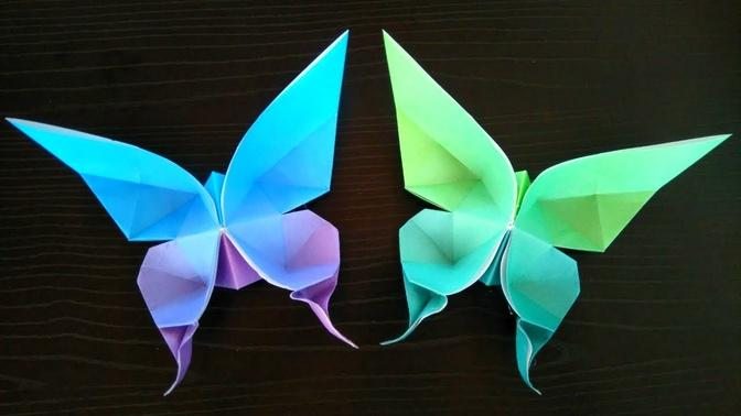 Easy Paper Butterfly Origami