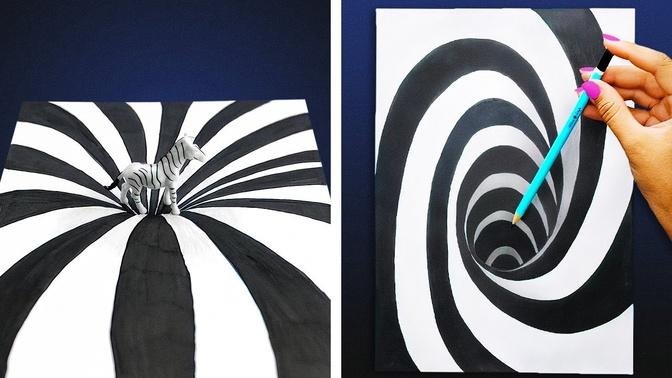 OPTICAL DRAWING ILLUSIONS TO MAKE YOU SAY WOW