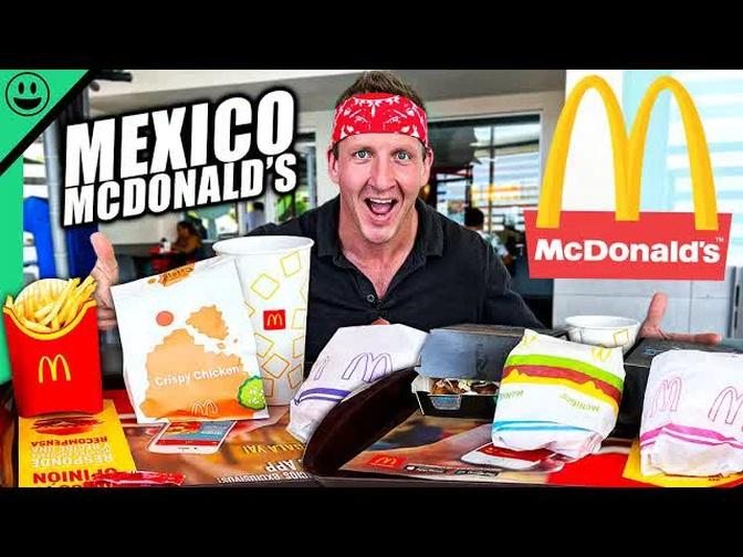 Mexico’s Bizarre McDonald’s Menu!! What is Fast Food REALLY like in Central America-