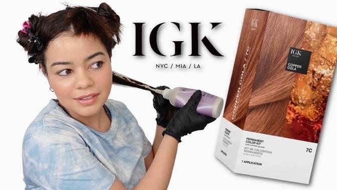 DYING MY HAIR WITH NEW IGK HAIR COLOR KIT 😱 | Videos | Secret Makeover ...