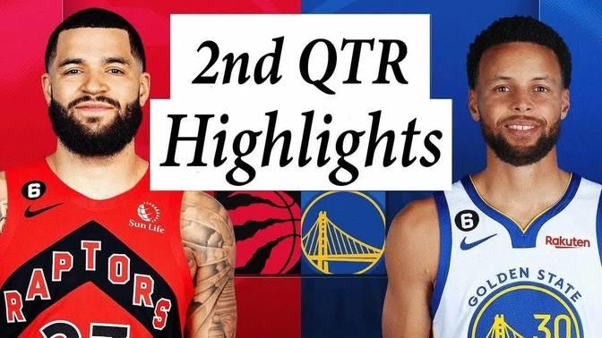 Toronto Raptors vs. Golden State Warriors Full Highlights 2nd QTR | Jan 27 | 2022-2023 NBA Season