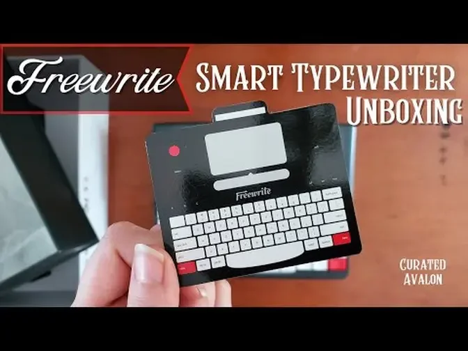 Freewrite Smart Typewriter Unboxing! E-Ink Typewriter from Astrohaus