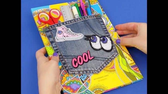 DIY Amazing School Supplies | 5 Crafts For School and Fun For 5 Minutes