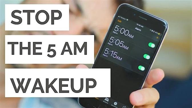 STOP Waking up at 5 AM