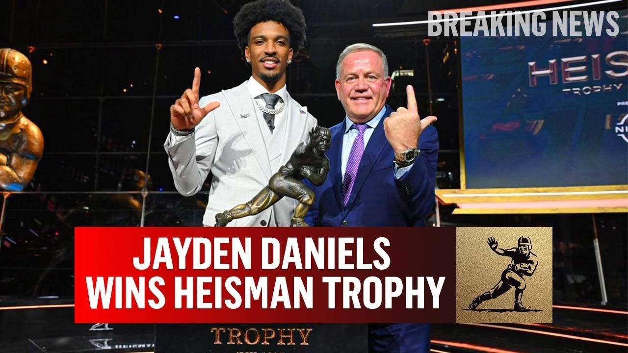 LSU QB Jayden Daniels Wins 2023 Heisman Trophy I CBS Sports