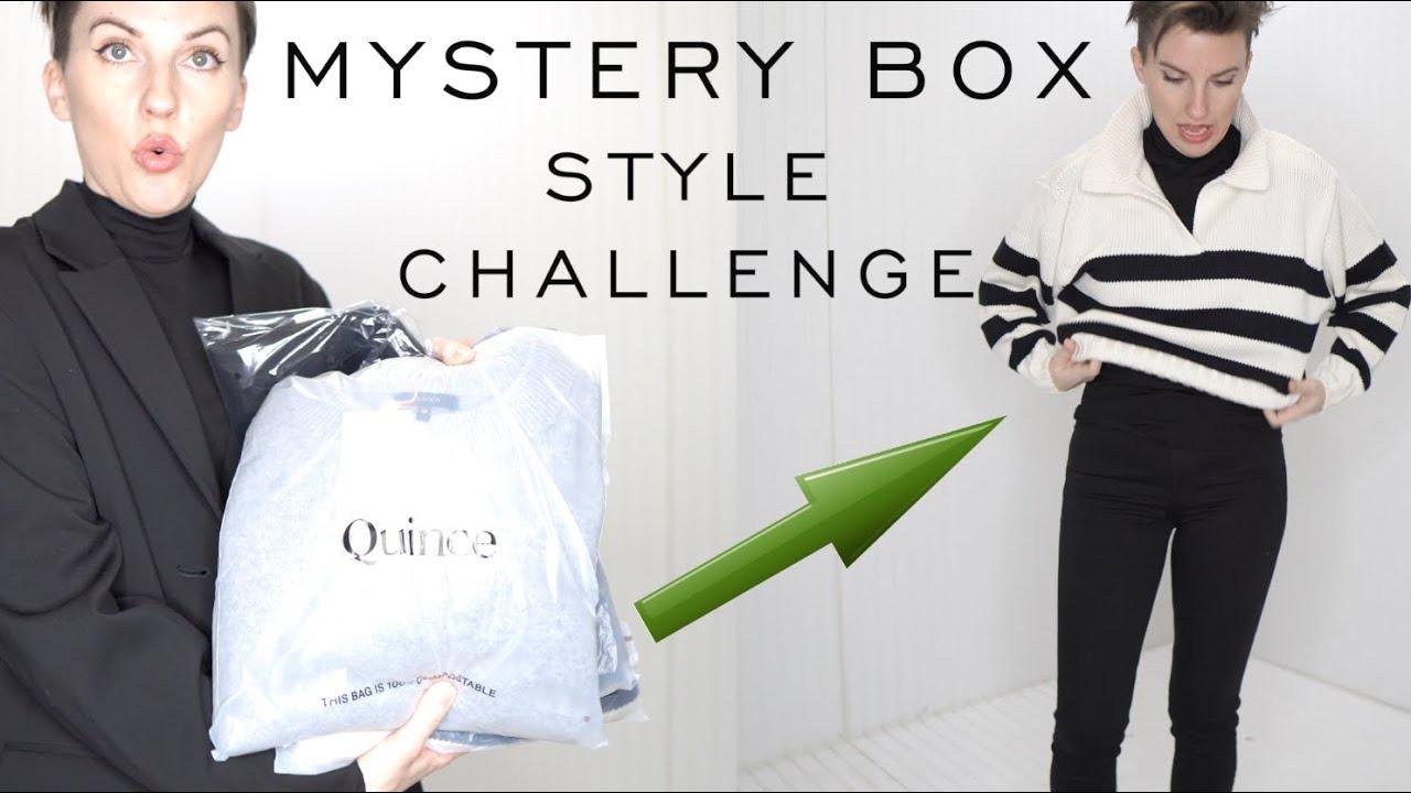 FASHION MYSTERY BOX Style Challenge - QUINCE surprise pieces