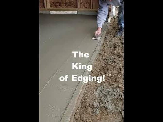 The Edge King | Do you love edging concrete? #Shorts | Live & Premiere ...