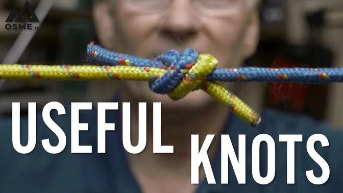 4 Useful Knots ｜ Knot Tying for Beginners ｜ OSMEtv.