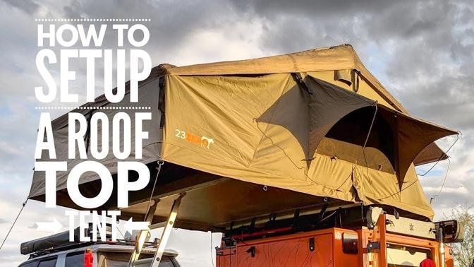 How to setup a roof top tent - CHANGE THE CAMPING GAME