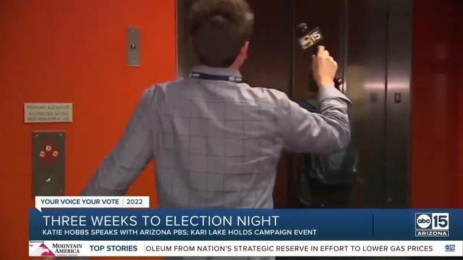 WATCH: Arizona Democrat Katie Hobbs Is Literally Hiding From Questions