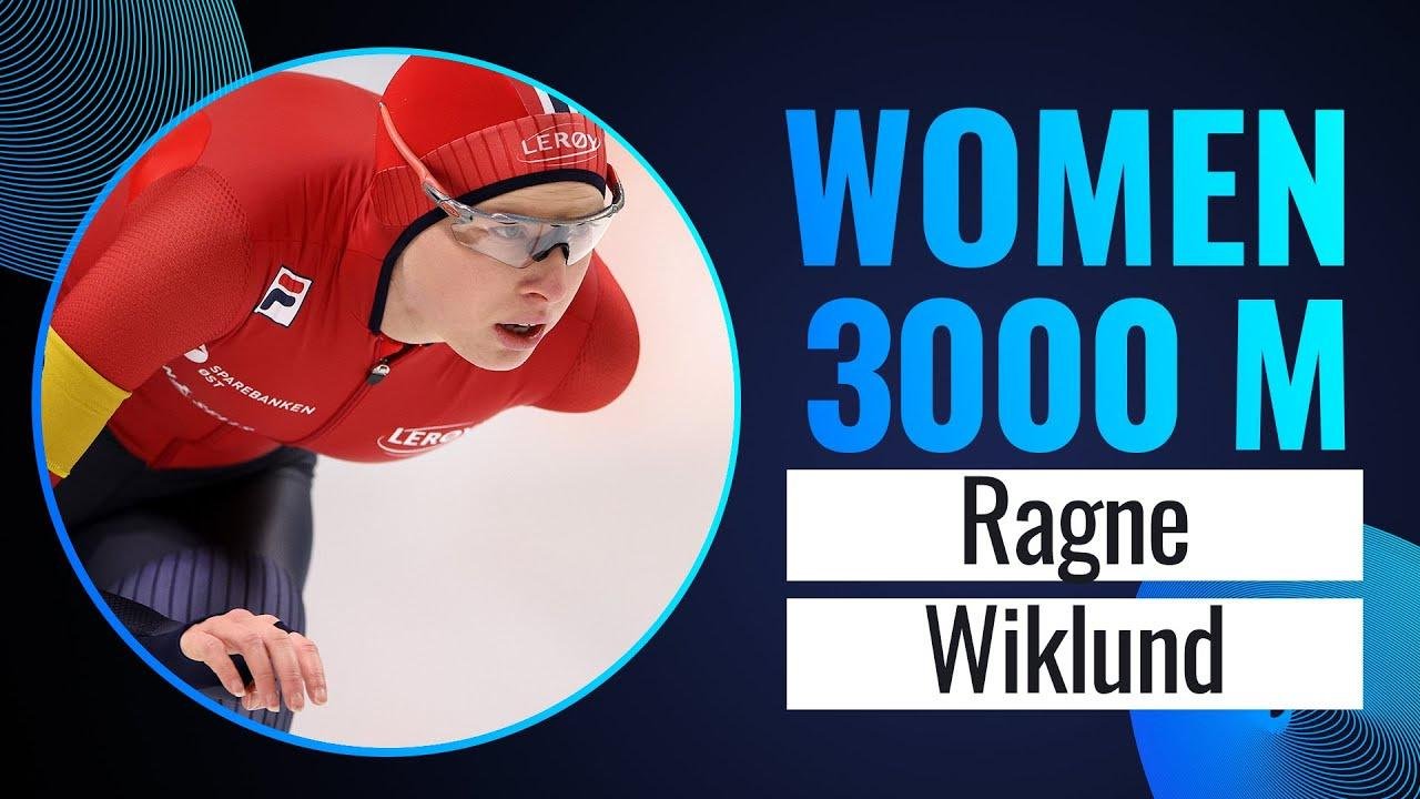 Ragne WIKLUND  (NOR) | Winner | 3000m Women | Tomaszów Mazowiecki 2023 | #SpeedSkating