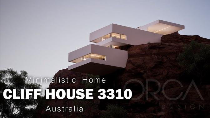 CLIFF HOUSE 3310 | Amazing Minimalistic House | Concept | Australia | in 4K | ORCA