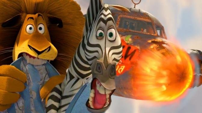 DreamWorks Madagascar | Airplane Crash - Movie Clip | Madagascar ...