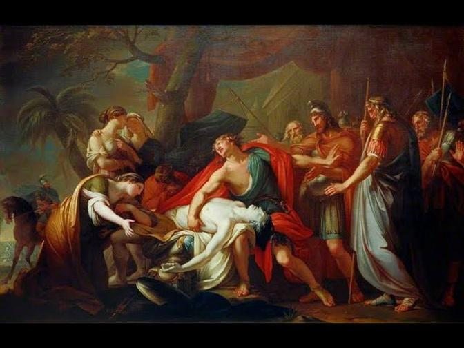 THE STORY OF ACHILLES_ Achilles mourns for Patroclus