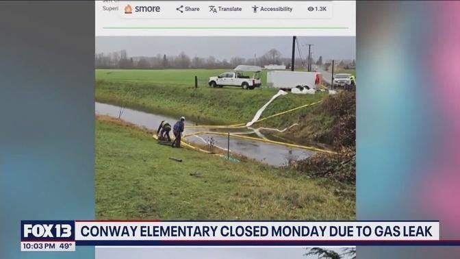 Conway Elementary School closed Monday due to gas leak