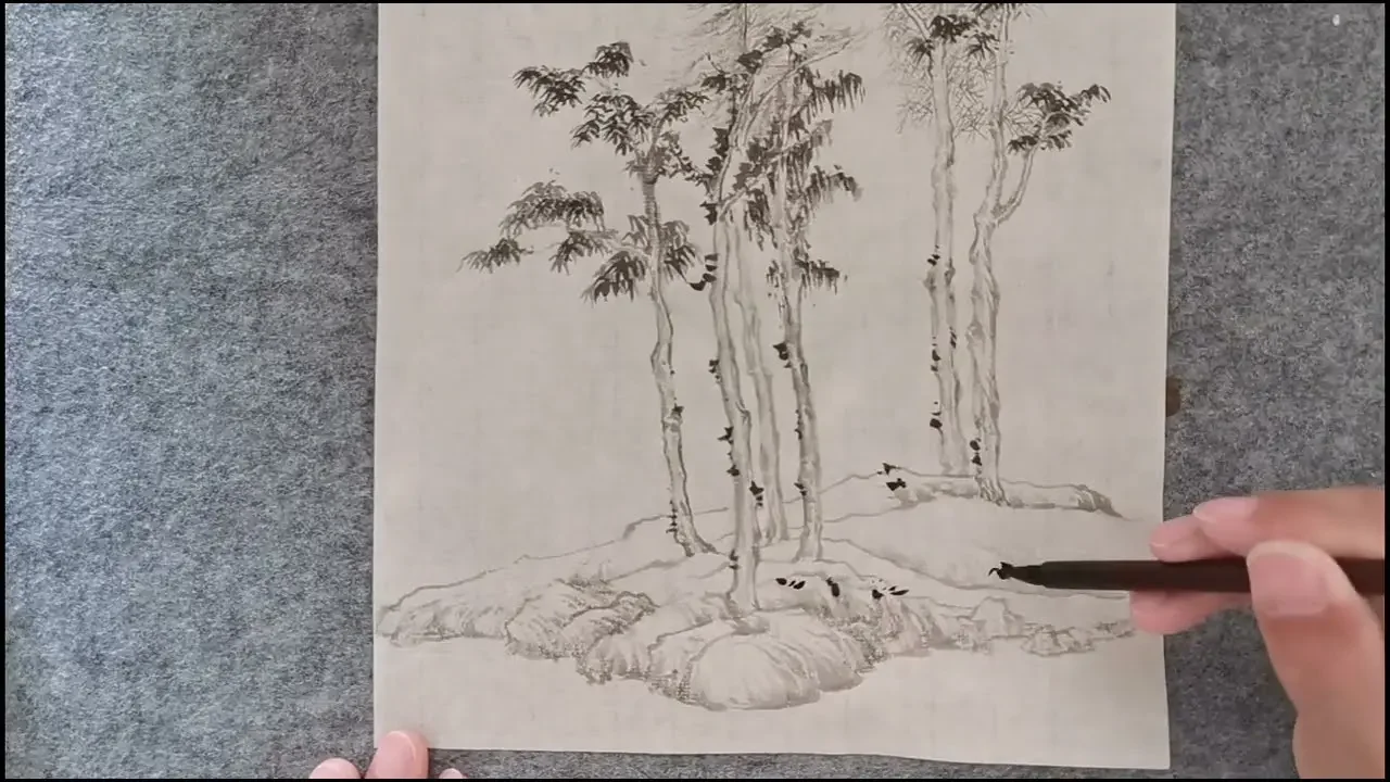 山水画如何做到笔简意远？看他的画就知道了