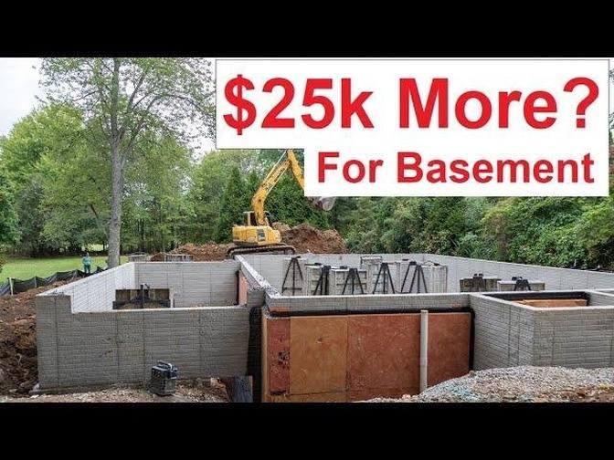 New Home Slab Vs Basement Foundation Cost Difference Videos 