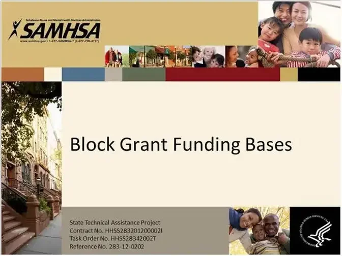 Substance Abuse Prevention and Treatment Block Grant (SABG) Requirements: Session 1- Overview