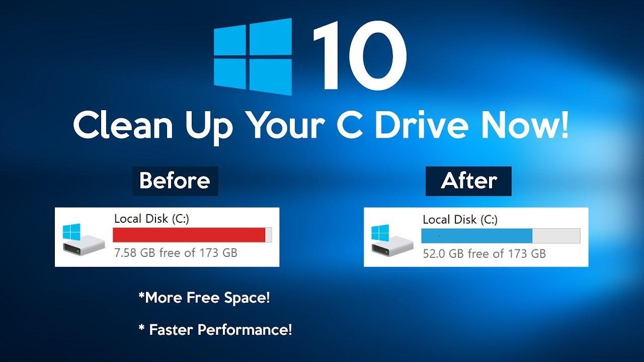 How to Clean C Drive In Windows 10  (Make Your PC Faster)