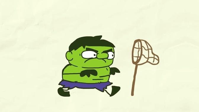 The Hulk Hop - Pencilmation | Animation | Cartoons | Pencilmation