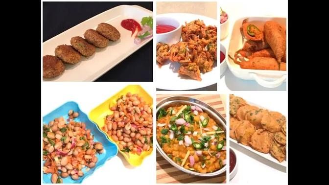 Indian snack recipes | 6 Indian tea time snack recipes | Evening snack recipes | Healthy Snack Ideas