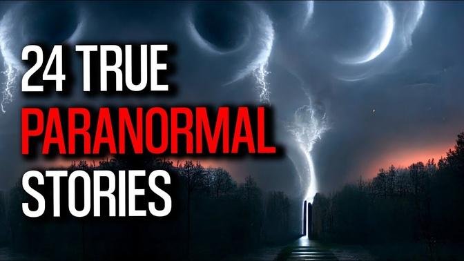 24 True PARANORMAL Stories - Strange Light in The Dark Night | Paranormal M
