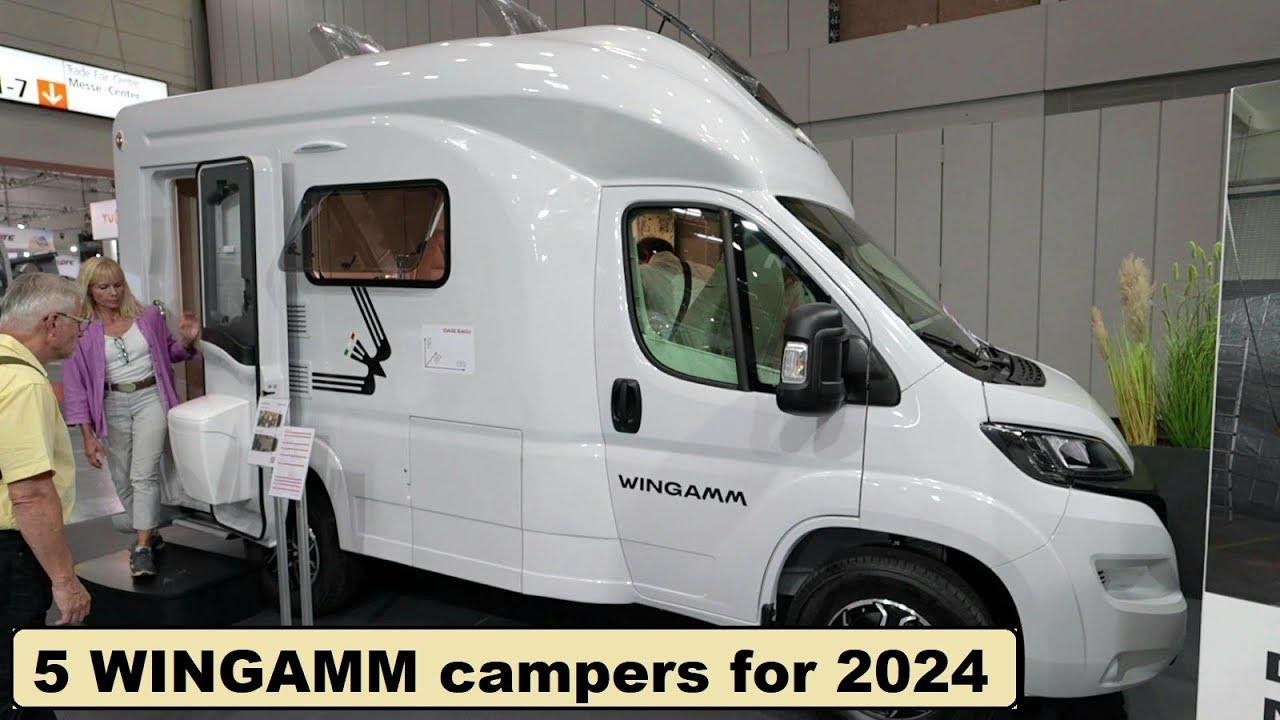 5 WINGAMM campers for 2024
