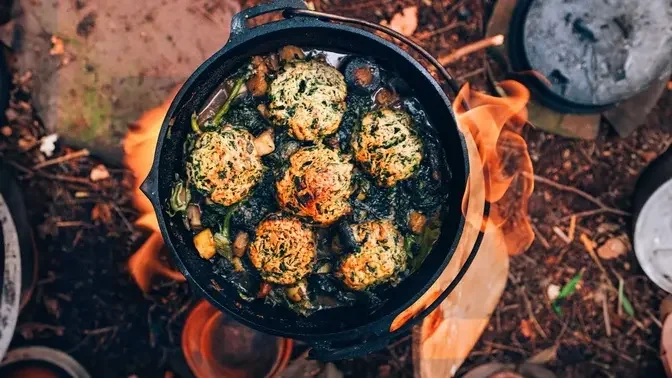 Humble One Pot Stew In The Woods 🪵