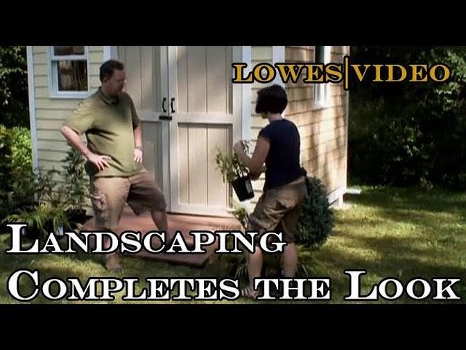 Build a Shed: Landscaping