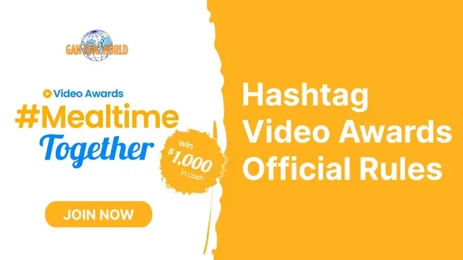 #MealtimeTogether Hashtag Video Awards OFFICIAL RULES