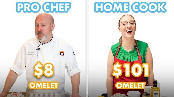 $101 vs $8 Omelet_ Pro Chef & Home Cook Swap Ingredients _ Epicurious.