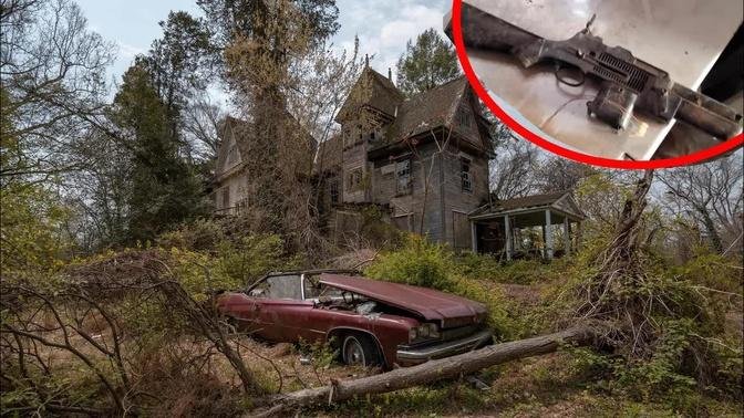 Exploring Crumbling Mansion Lost In The Woods - Gun And Classic Cars
