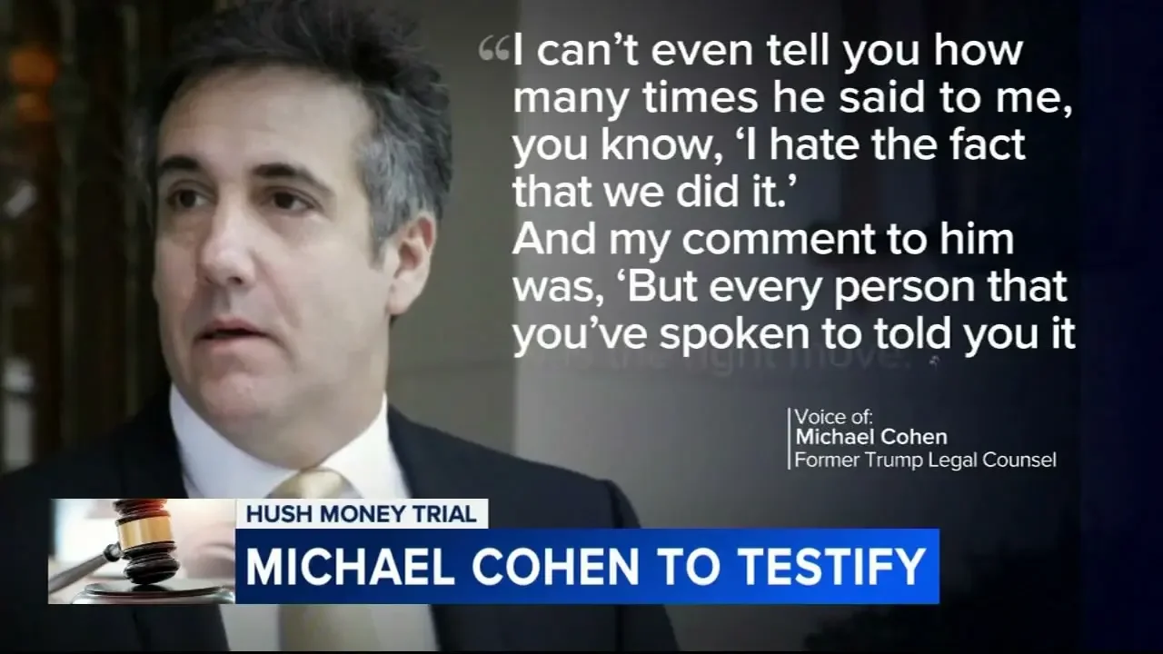 Michael Cohen to testify in Trump's hush money trial