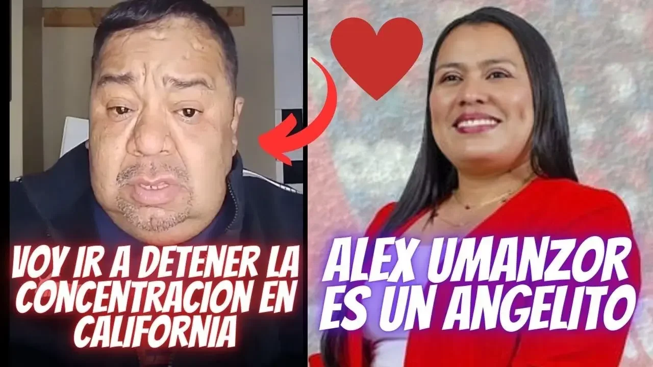 Alex Umanzor Quiere Detener la Concentracion en California / Marleni Funes le tira Flores a Umanzor