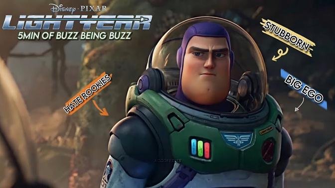 Five minutes of Buzz being Buzz | Pixar "Lightyear" 2022 HD clips !SPOILERS! | accofedits
