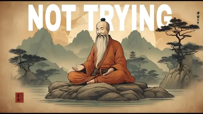 TAOISM - THE ART OF NOT TRYING!
