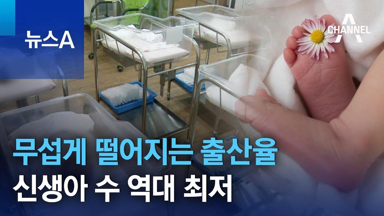 무섭게 떨어지는 출산율, 신생아 수 역대 최저 | 뉴스A