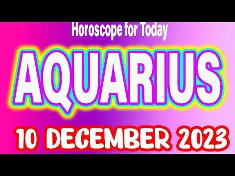 Aquarius♒️🙈THE LOVE OF YOUR LIFE WILL ARRIVE TODAY🙈✅AQUARIUS horoscope for today DECEMBER 10 2023 ♒️