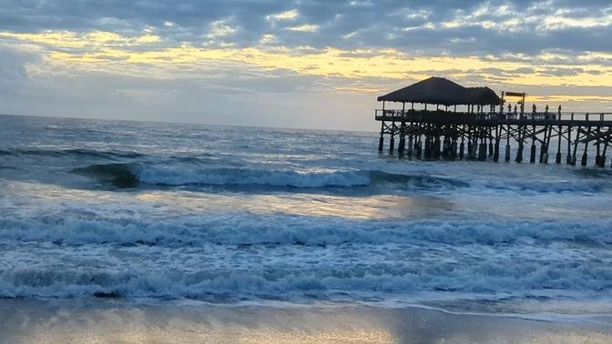 Dawn at Cocoa Beach  #Florida #beach #Atlantic