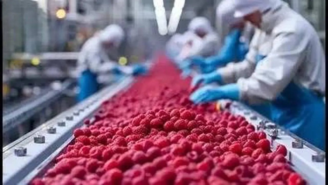 Raspberries Production Process | Amazing Manufacturing & Industry Process