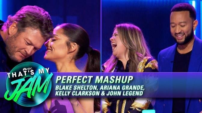 Perfect Mashup w/ Ariana Grande, Kelly Clarkson, Blake Shelton & John Legend | That's My Jam