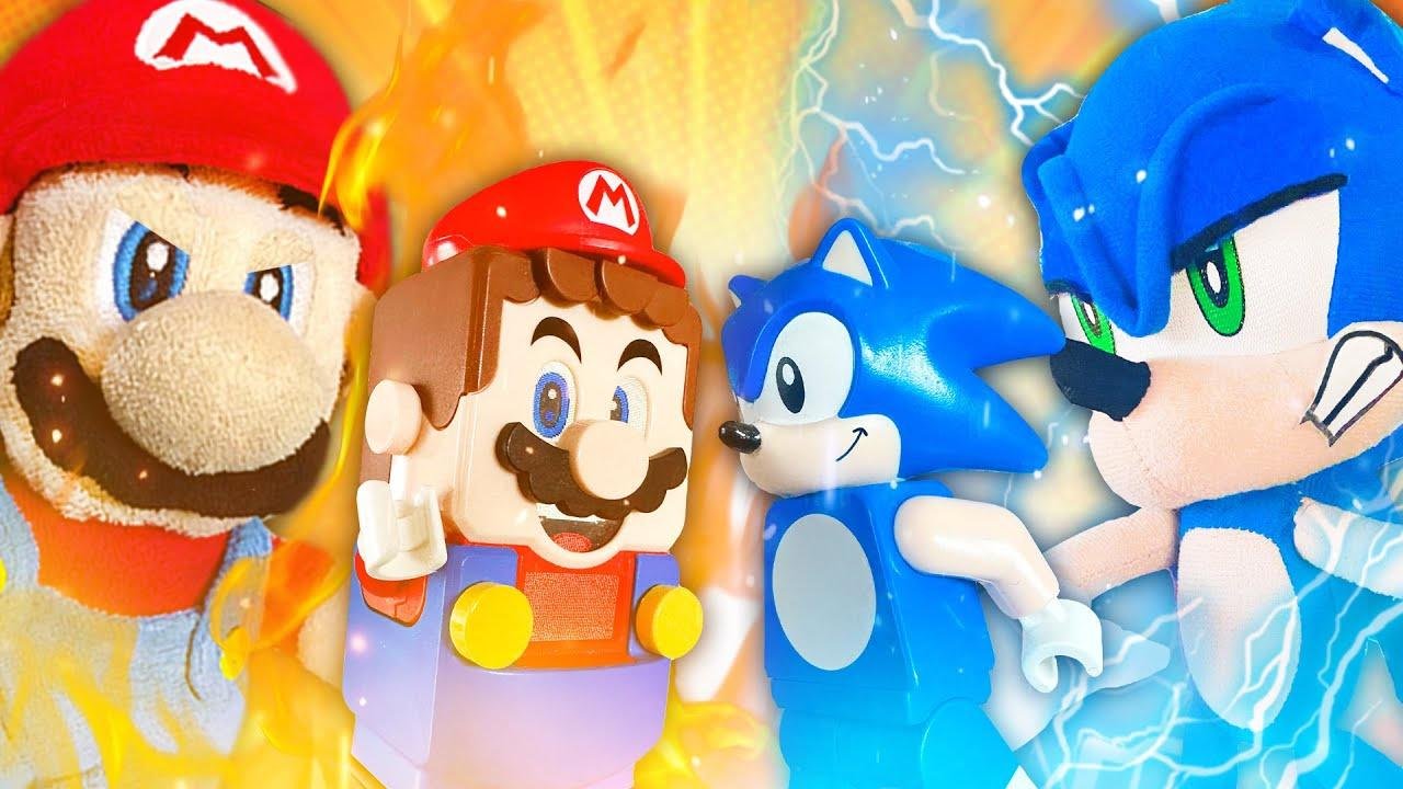 LEGO Sonic VS LEGO Mario! - Sonic and Friends