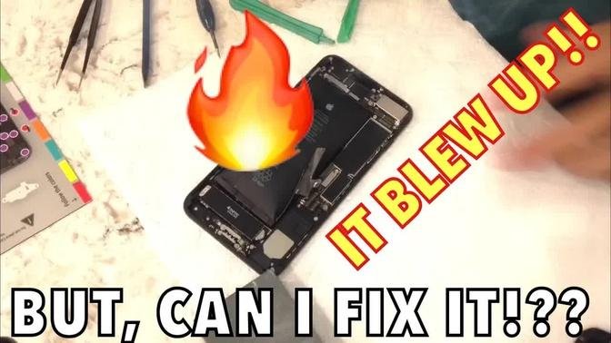 My iPhone BLEW UP!! While I was trying to fix it, I LOST EVERYTHING???