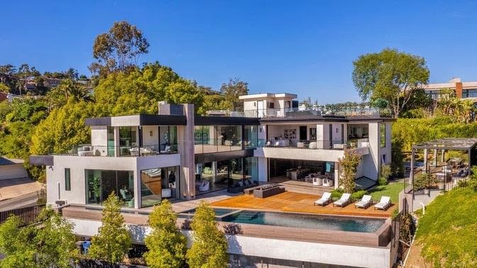 $30M Beverly Hills Mansion with it's own AUTO SHOWROOM