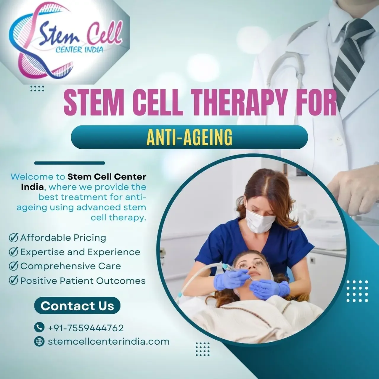 stem cell therapy for anti-ageing in India