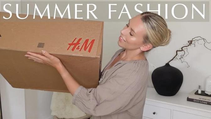 H&M HAUL SUMMER 2022 *TRY ON* TIMELESS CAPSULE FASHION