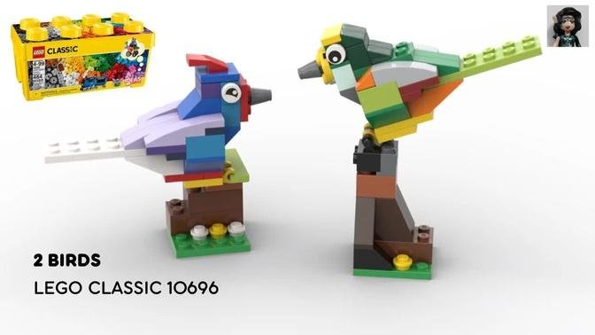 2 BIRDS Lego classic 10696 ideas How to build easy